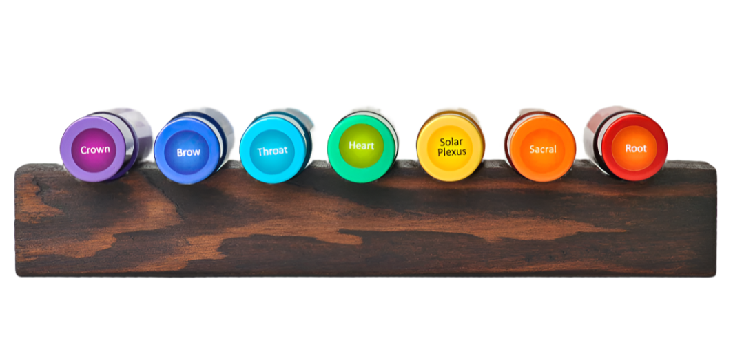 Each bottle has crystals or gemstones inside, this is what makes them elixirs, you get the healing benefits of both. The rollerball itself is also the same crystal or gemstone as inside the bottle.