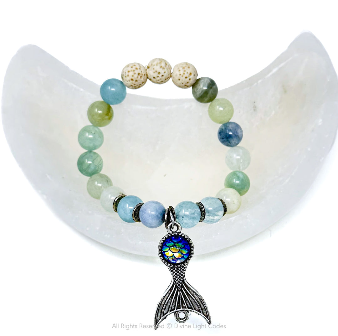 Selenite Crystal Crescent Moon Bowl - Holds & cleanses your crystals and jewelry