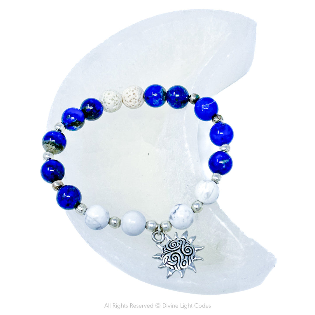 Selenite Crystal Crescent Moon Bowl - Holds & cleanses your crystals and jewelry