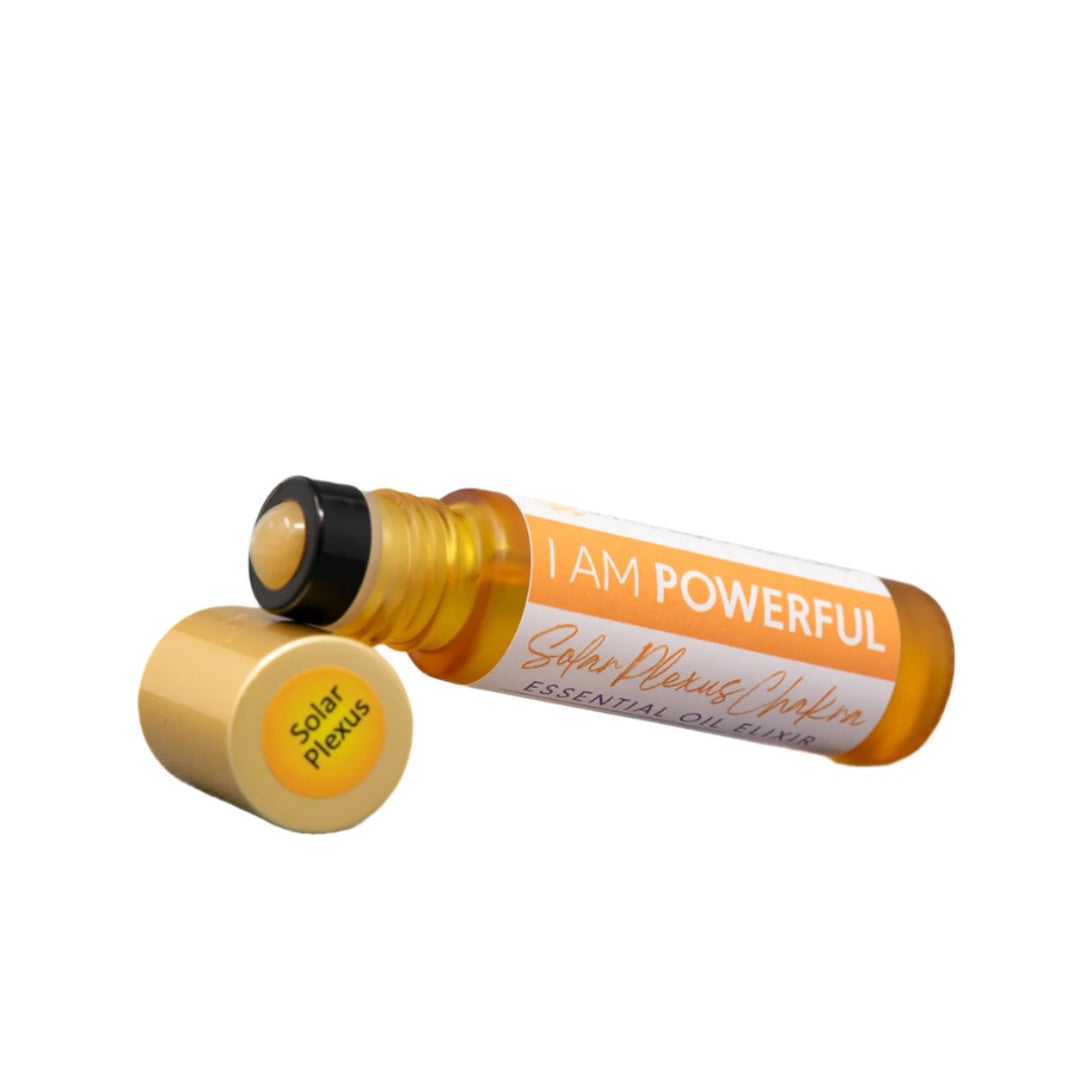 I Am Powerful Essential Oil Elixir - Solar Plexus Chakra - Empowerment -Self-esteem - Confidence