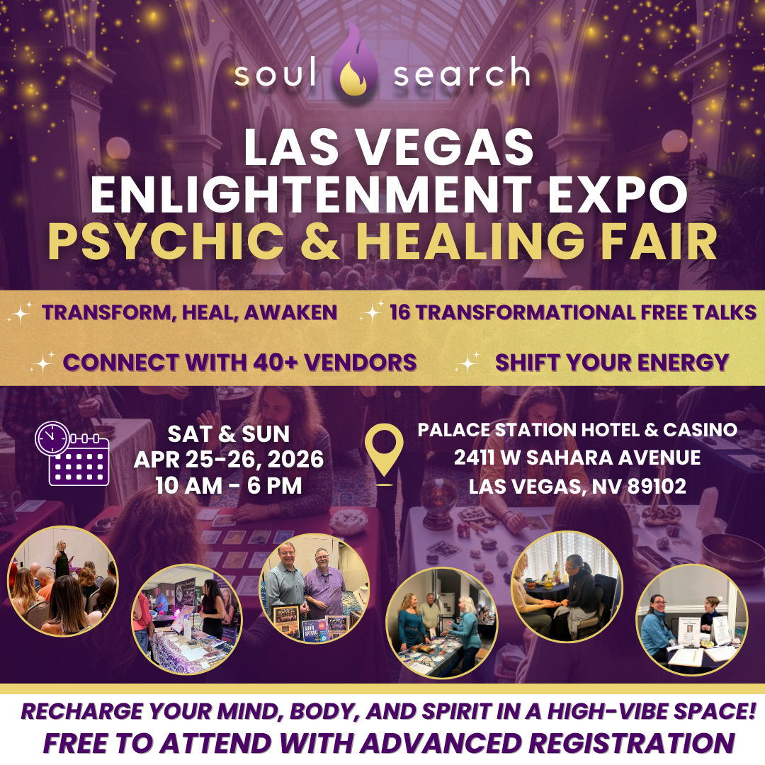 Las Vegas Enlightenment Expo: Psychic & Healing Fair with 40+ vendors, free talks, and energy healing sessions