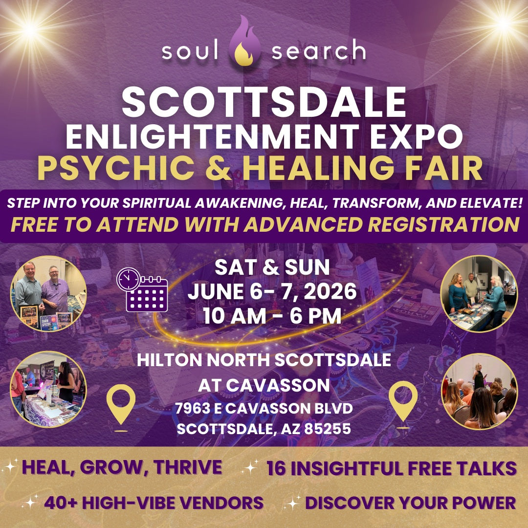 Scottsdale Enlightenment Expo: Psychic & Healing Fair with 40+ vendors, free talks, and spiritual awakening events June 6-7, 2026