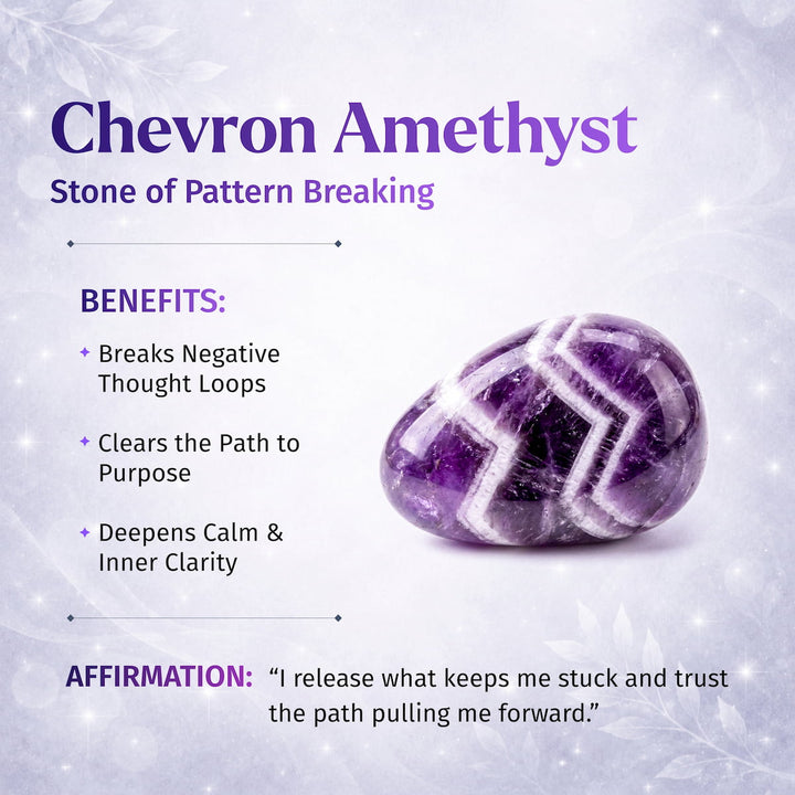 Cycle Breaker - Chevron Amethyst Point of Transformation