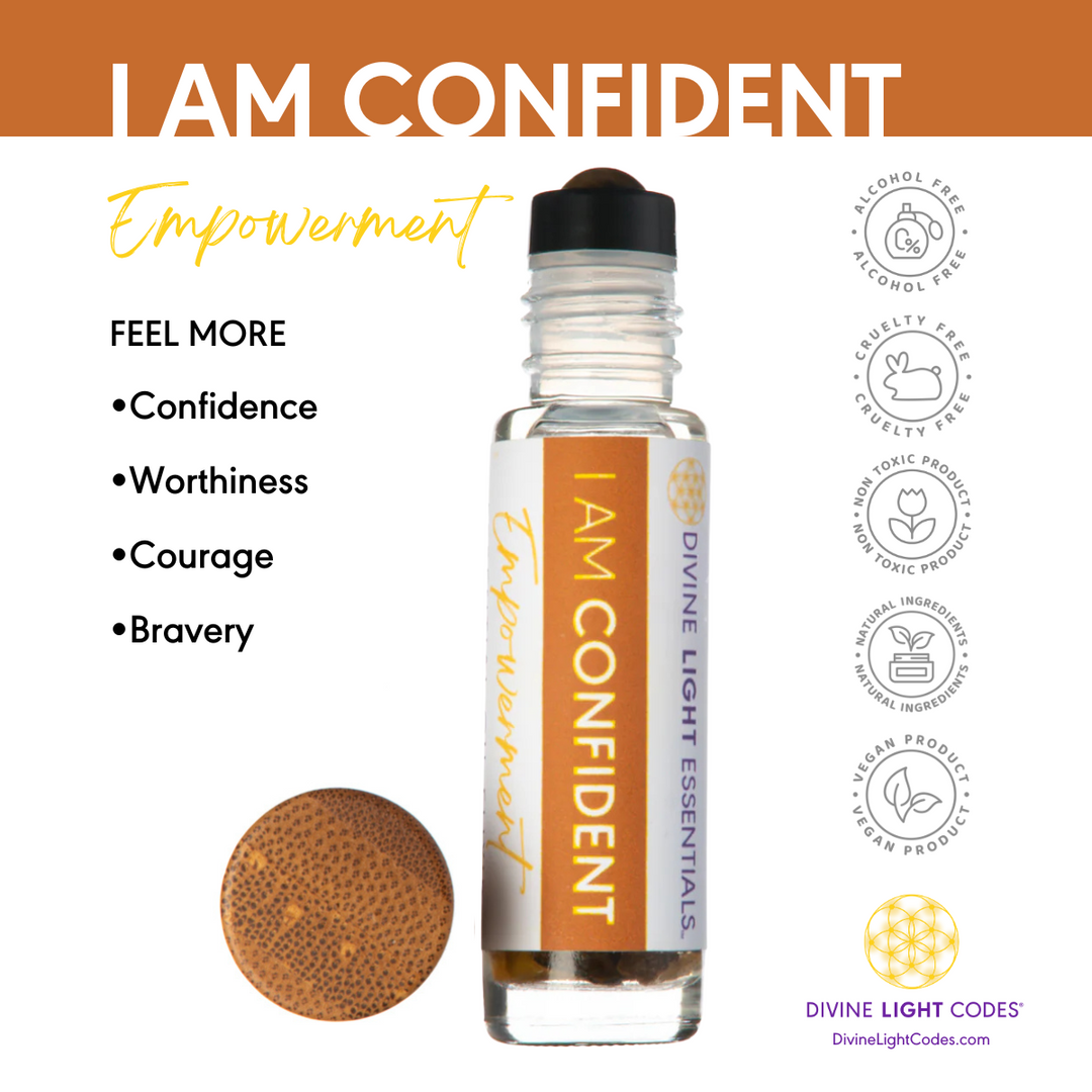 I Am Confident Essential Oil Elixir - Empowerment - Aromatherapy Roller Bottle