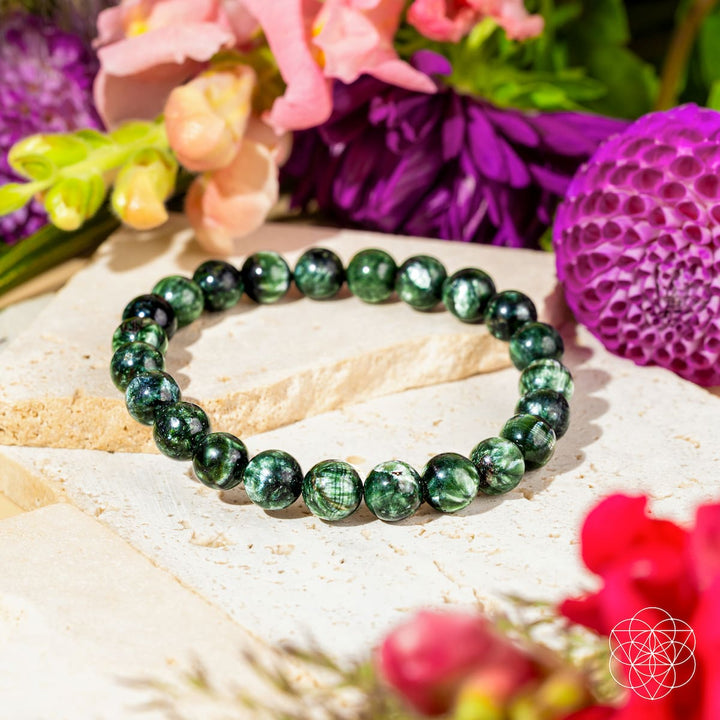 Angel Energy – Rare Seraphinite Bracelet of Transformation