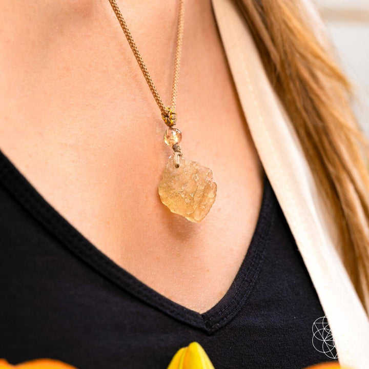 The Destiny Relic – Libyan Desert Glass Pendant