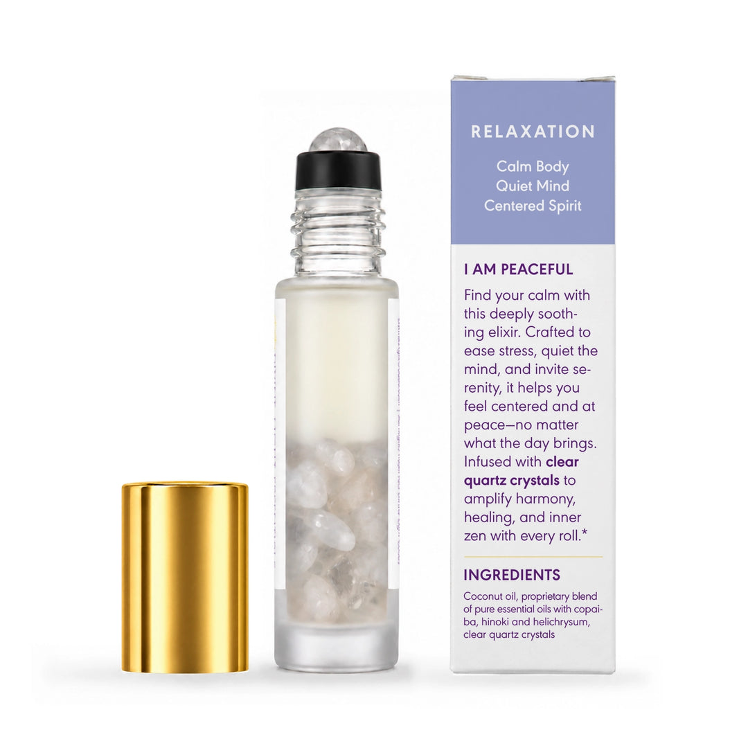 I Am Focused + I Am Peaceful Duo - Essential Oil Elixir Roller Bottles - by Divine Light Codes