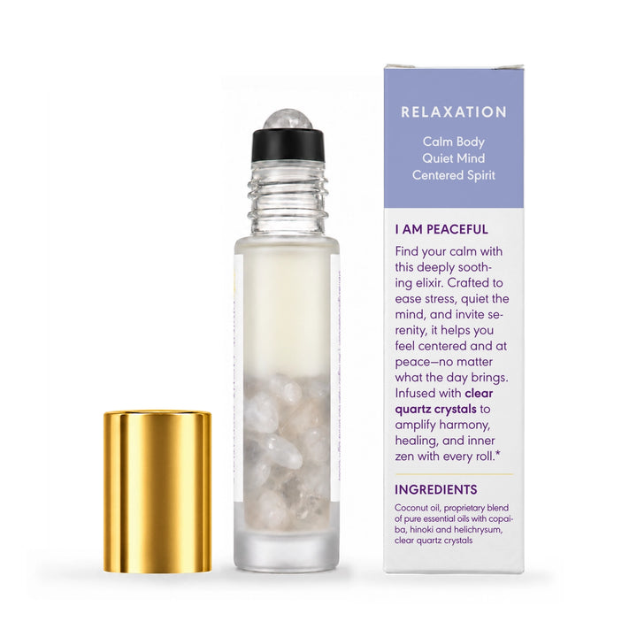 I Am Focused + I Am Peaceful Duo - Essential Oil Elixir Roller Bottles - by Divine Light Codes
