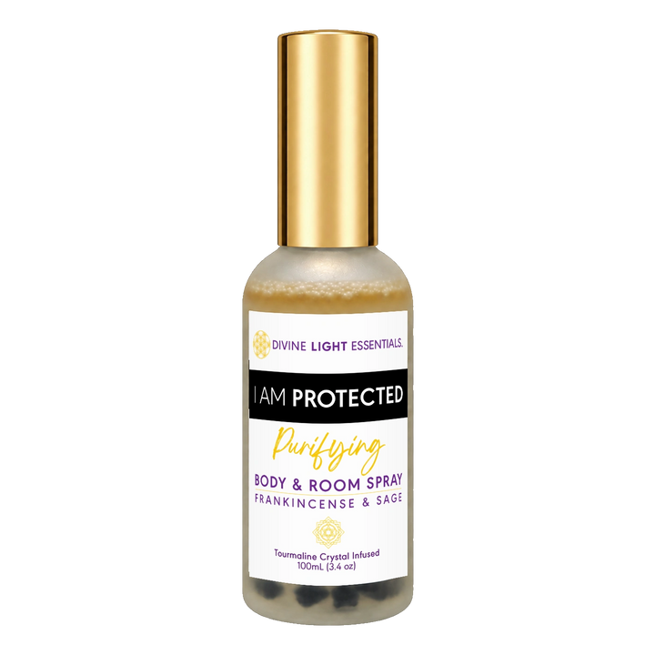 A 100ml bottle of Divine Light Essentials &
