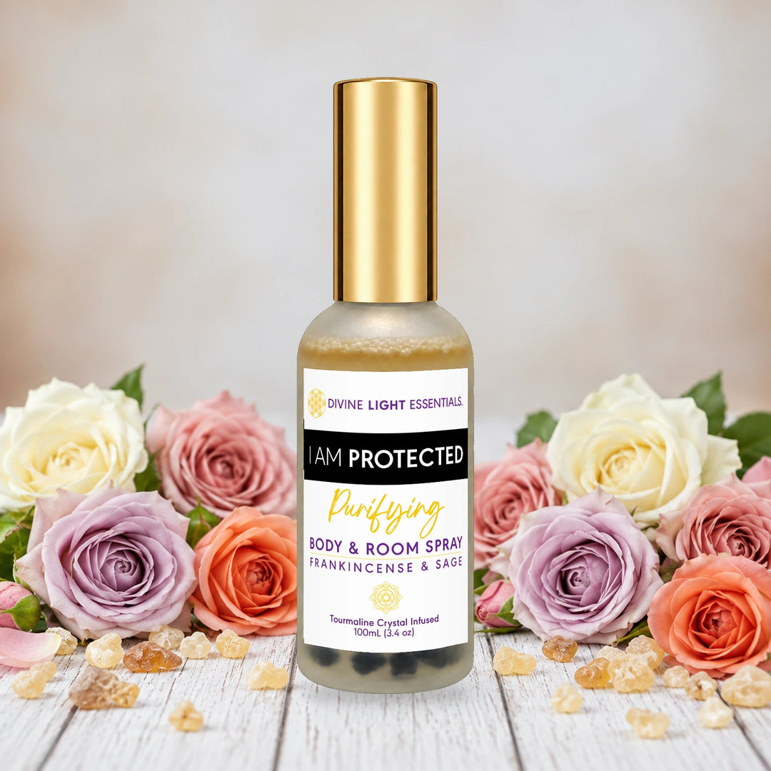 I Am Protected Spray - Body &amp; Room Fine Mist - Auric Shielding - Clearing