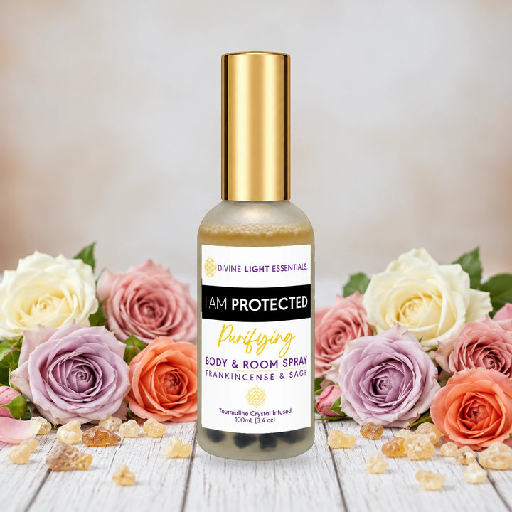 I Am Protected Spray - Body &amp; Room Fine Mist - Auric Shielding - Clearing