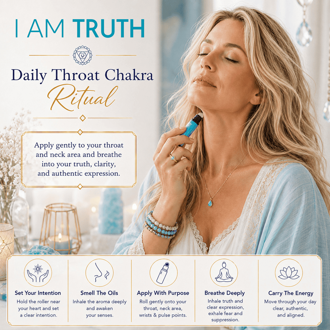 I Am Truth Essential Oil Elixir - Throat Chakra - Good Communication - Honesty