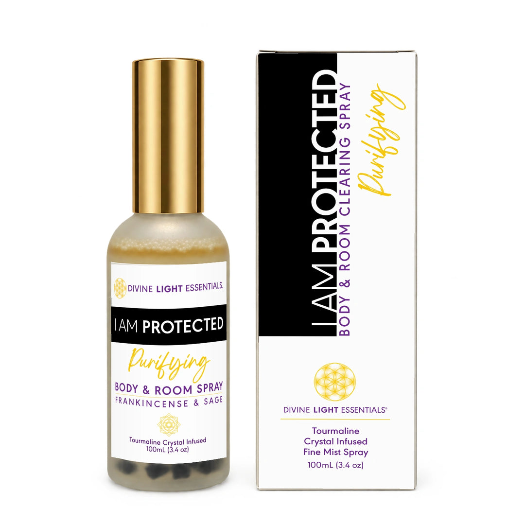I Am Protected Spray - Body &amp; Room Fine Mist - Auric Shielding - Clearing
