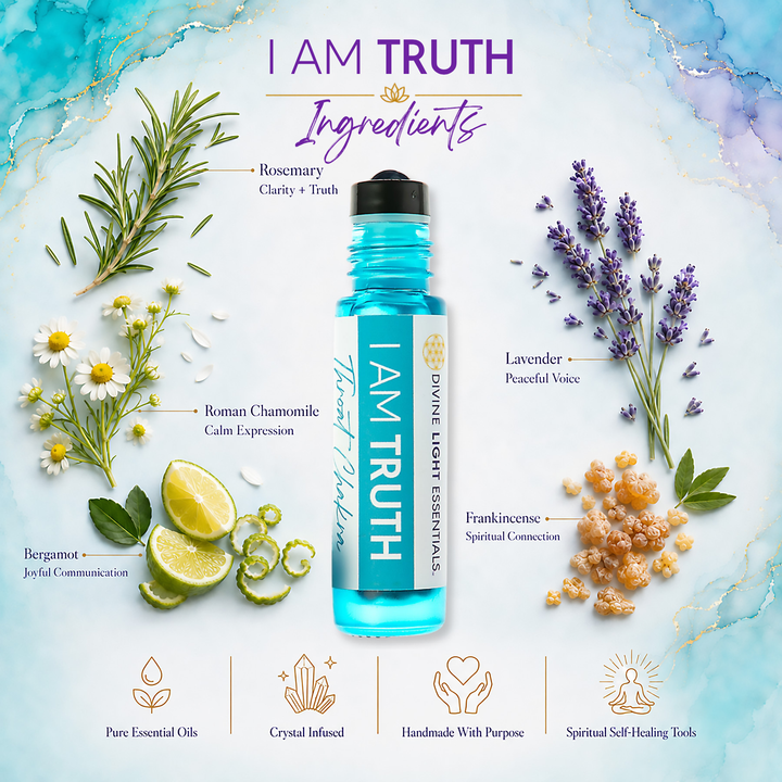 Love Yourself Elixir Bundle - Essential Oils for Love - Truth - Intuition - 3 Roller Bottles