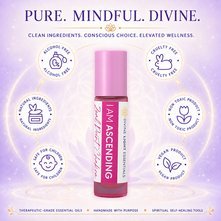 A pink and white roll-on bottle labeled &