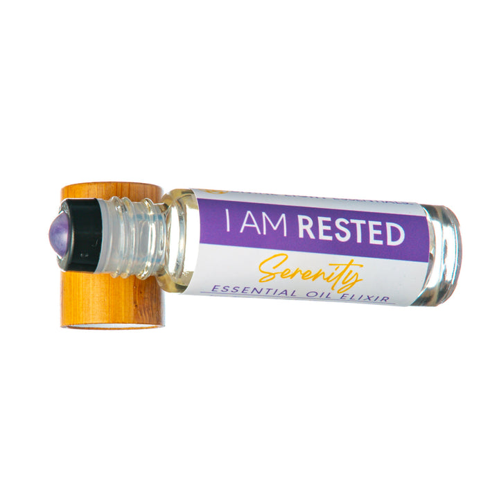 I Am Rested Essential Oil Elixir - Serenity - Sleep - Aromatherapy Roller Bottle