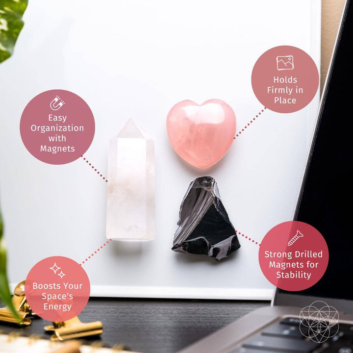 Crystal Guardian Magnets - Trio of Peace & Protection