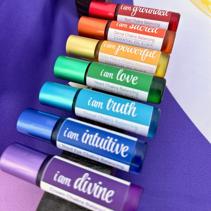 Divine Light Essentials-chakra-elixirs roller bottles