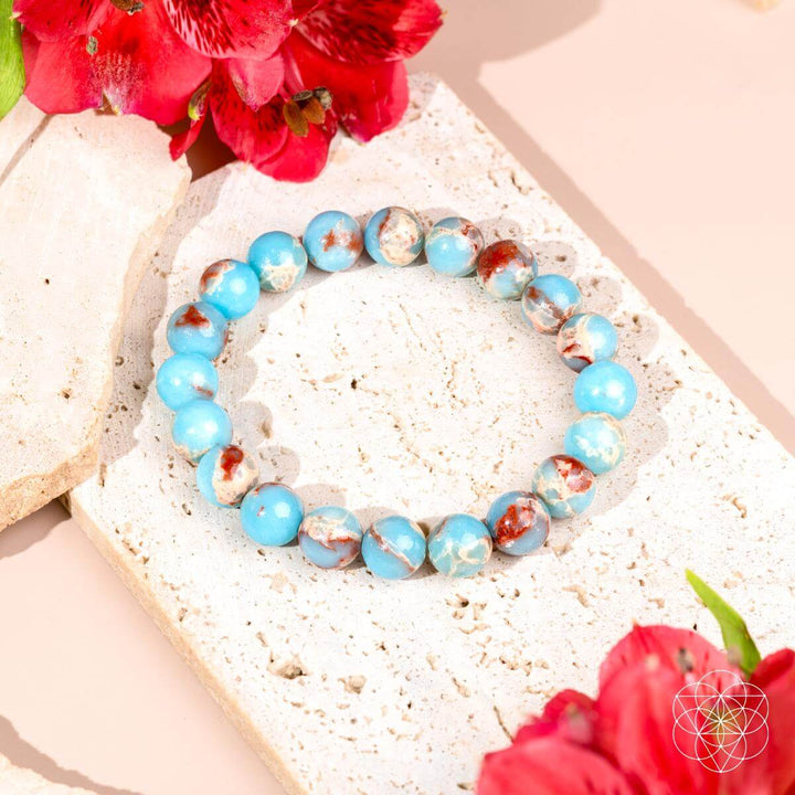 Empath’s Shield - Aqua Terra Jasper Bracelet
