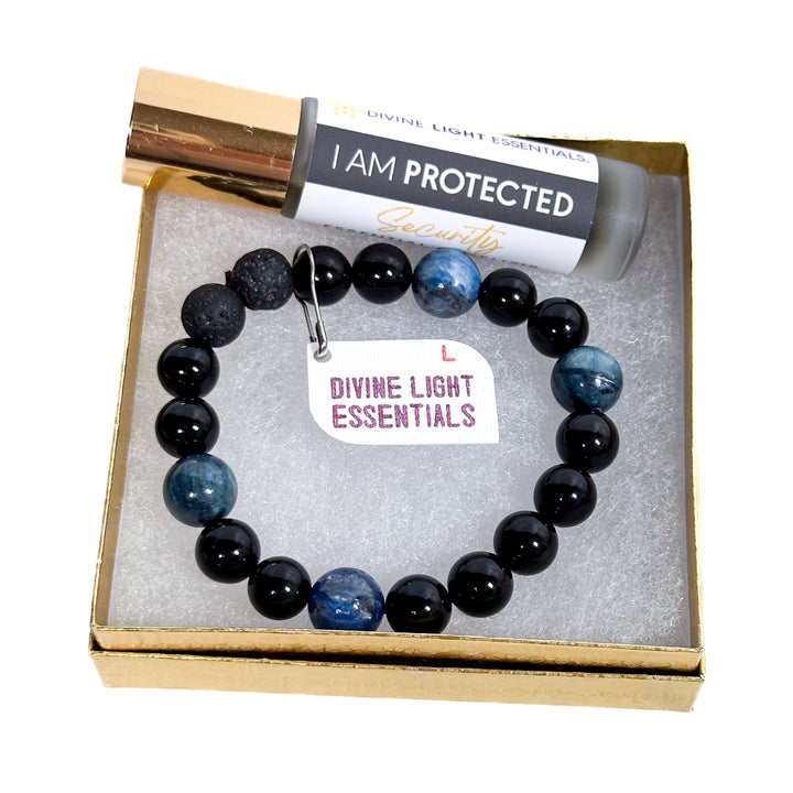 Protection Bracelet & Elixir Gift Set - Confidence & Protection