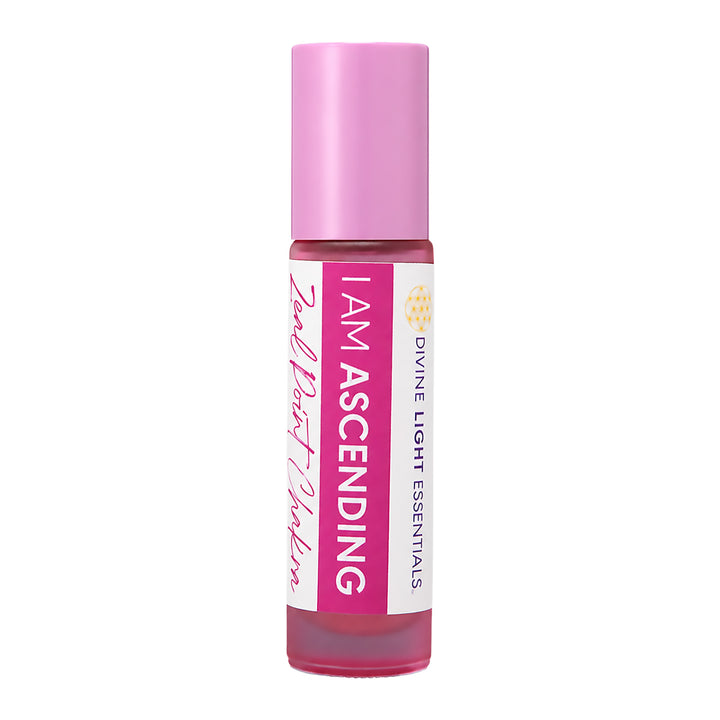 A small roll-on bottle of Divine Light Essentials &