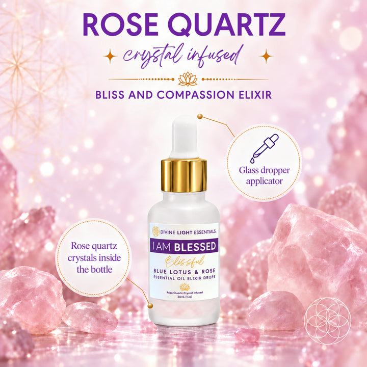 I Am Blessed Blissful Elixir – Frequency Lifter - 30 mL Dropper