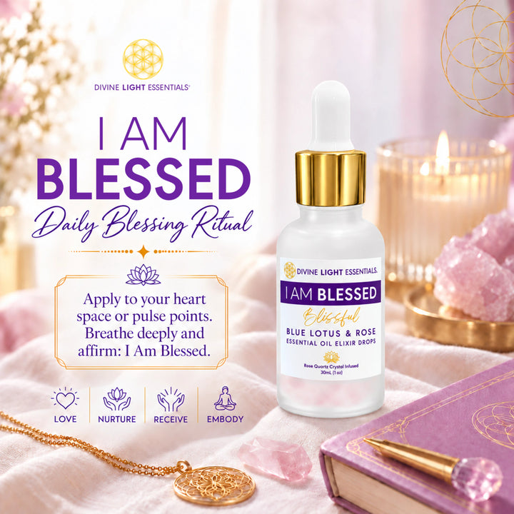 I Am Blessed Blissful Elixir – Frequency Lifter - 30 mL Dropper