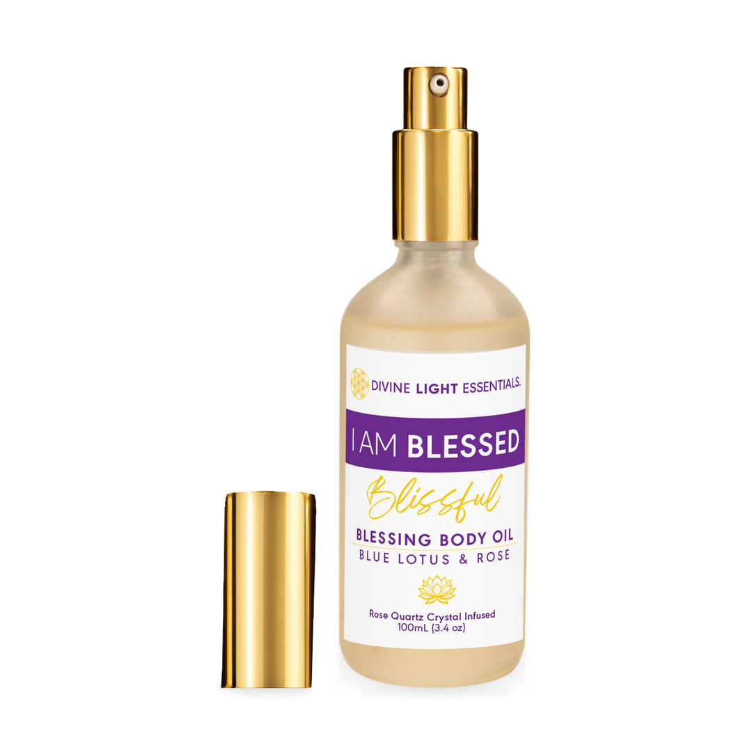 A 100ml bottle of Divine Light Essentials &