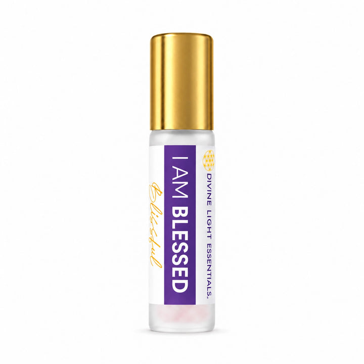 A roll-on bottle of Divine Light Essentials &