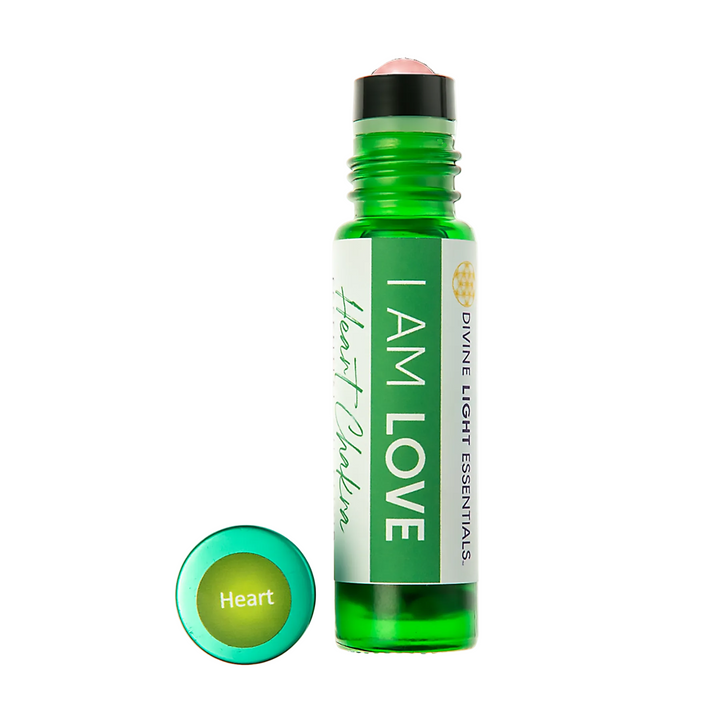 Green roller bottle labeled &