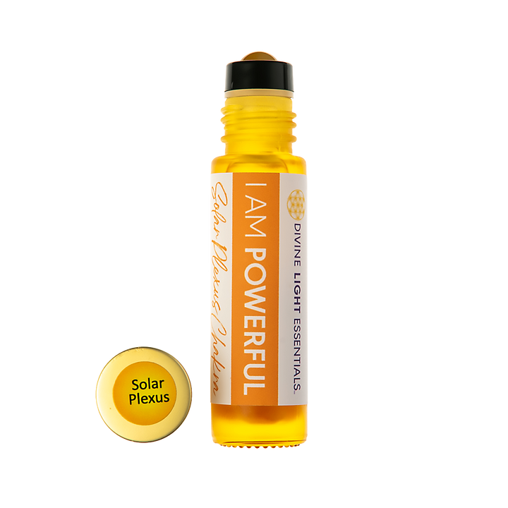 A roll-on bottle of Divine Light Essentials &