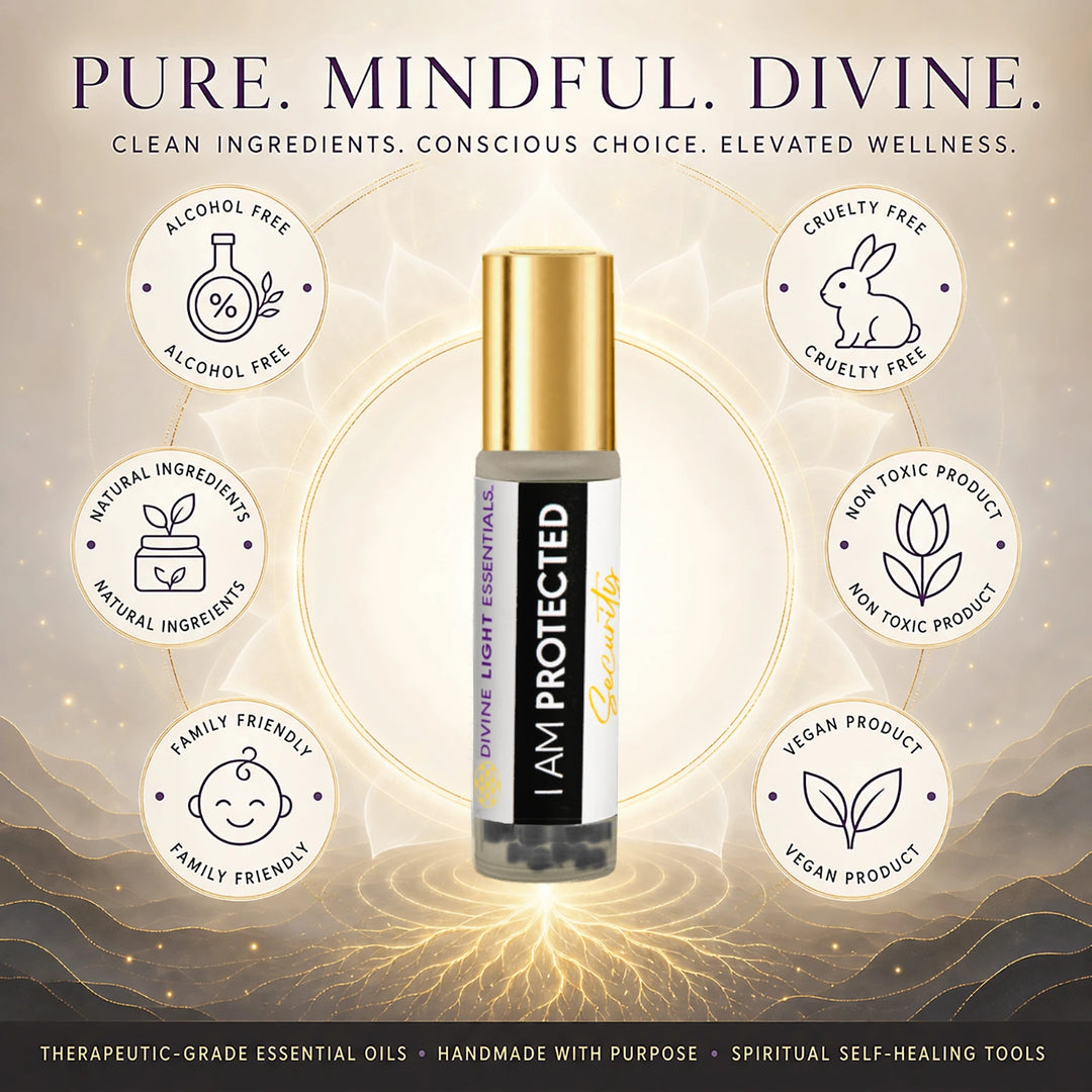 I Am Protected Essential Oil Elixir - Grounding - Protection - by Divine Light Codes