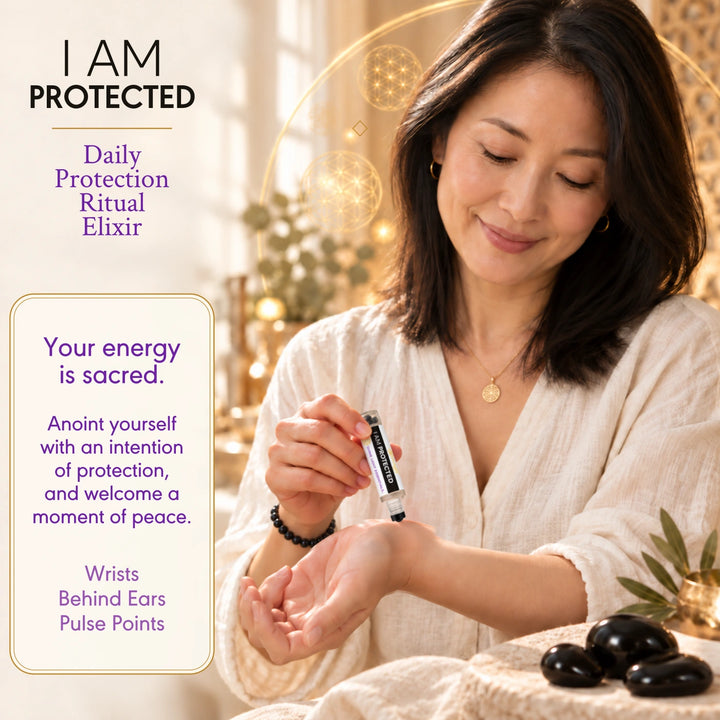 I Am Protected Essential Oil Elixir - Grounding - Protection - by Divine Light Codes