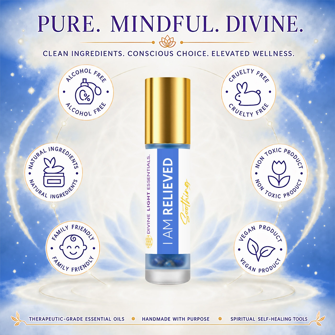 I Am Relieved Essential Oil Elixir - Tension - Headache - by Divine Light Codes