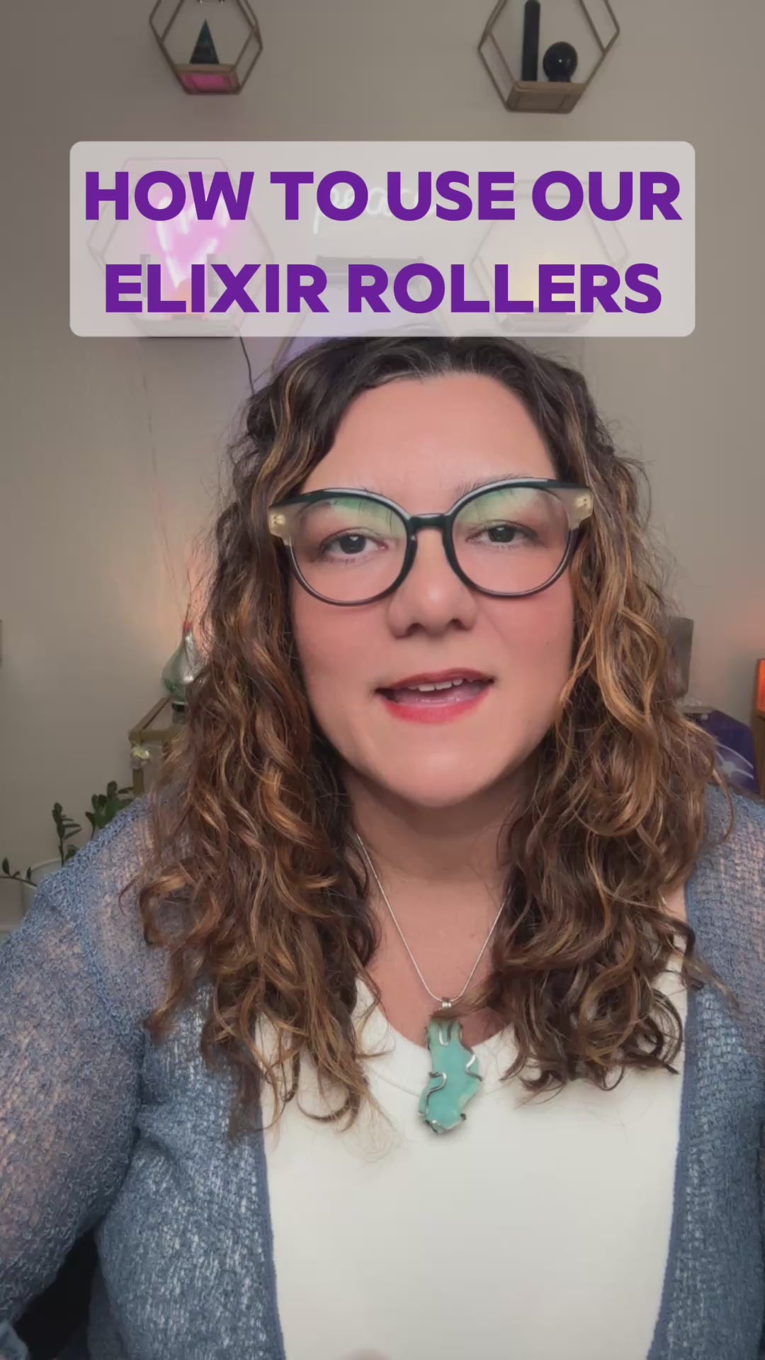 Cheri explains how to use the elixir rollers